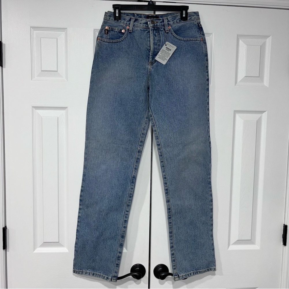 NWT Vintage Guess Women’s 120 Relaxed Fit Premium Denim Jeans 28 Long